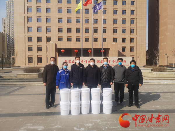 【甘肅全民戰(zhàn)“疫”】暖心！民革蘭州市委會捐助首批1噸防疫物資（圖）