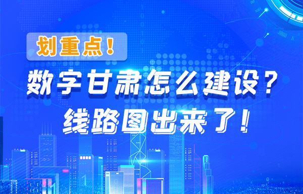 圖解|劃重點！數(shù)字甘肅怎么建設(shè)？線路圖出來了！