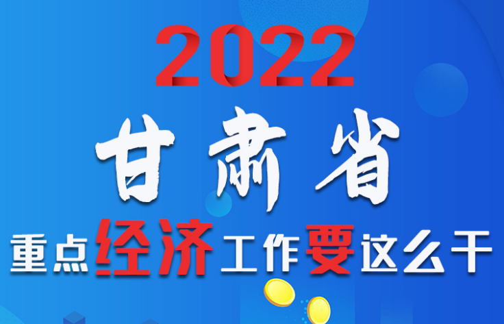 【甘快看·圖解】速覽！2022甘肅省重點(diǎn)經(jīng)濟(jì)工作要這么干！