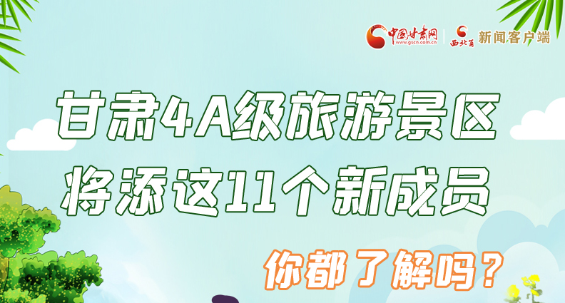 圖解|甘肅4A級旅游景區(qū)將添這11個新成員 你都了解嗎？