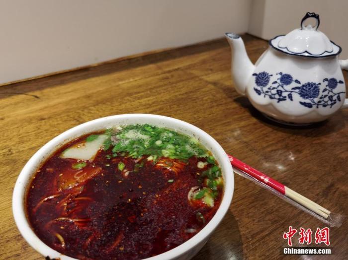 資料圖：蘭州牛肉面。 徐雪 攝