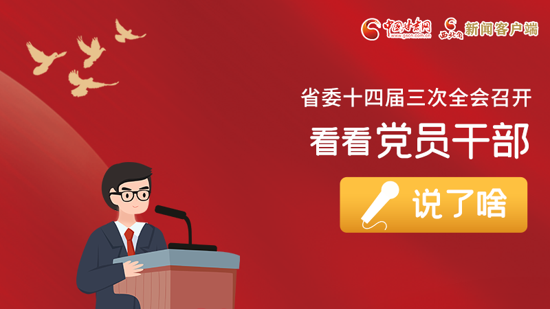 圖解|事關(guān)甘肅省委十四屆三次全會，黨員干部這么說！