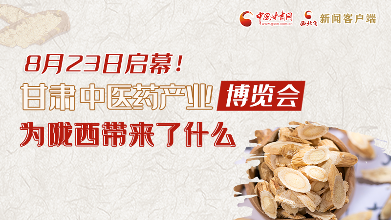長圖丨8月23日啟幕，甘肅這場行業(yè)盛會為隴西帶來了什么？