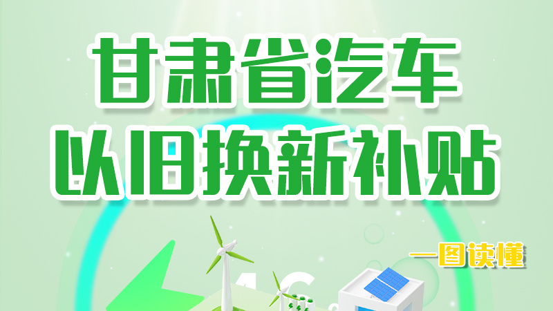 海報(bào)|重大利好！甘肅省汽車以舊換新補(bǔ)貼來了