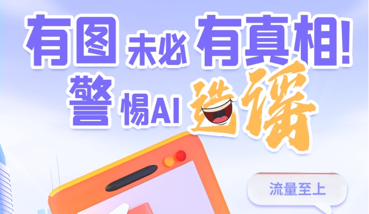 圖解|有圖未必有真相 警惕AI造謠！